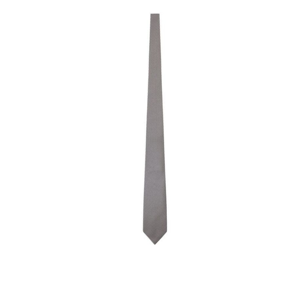Tom Ford Men Silk Tie With Geometric Pattern